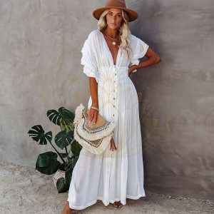 Robe Blanche Longue Hippie
