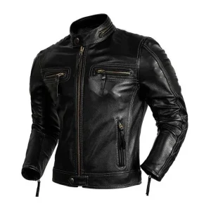 Blouson en cuir homme luxe