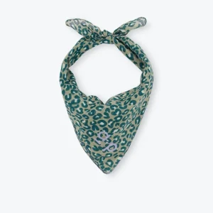 AP GISHLAINE Foulard Bandana Léopard Kaki 28