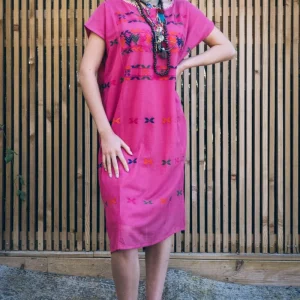 Wipil Embroidered Mexican Dress