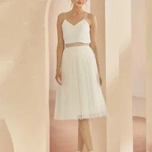 Jupe courte mariée Ravenna