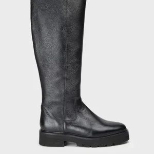 ANAKI Bottes Oslo Cuir Grainé Noir